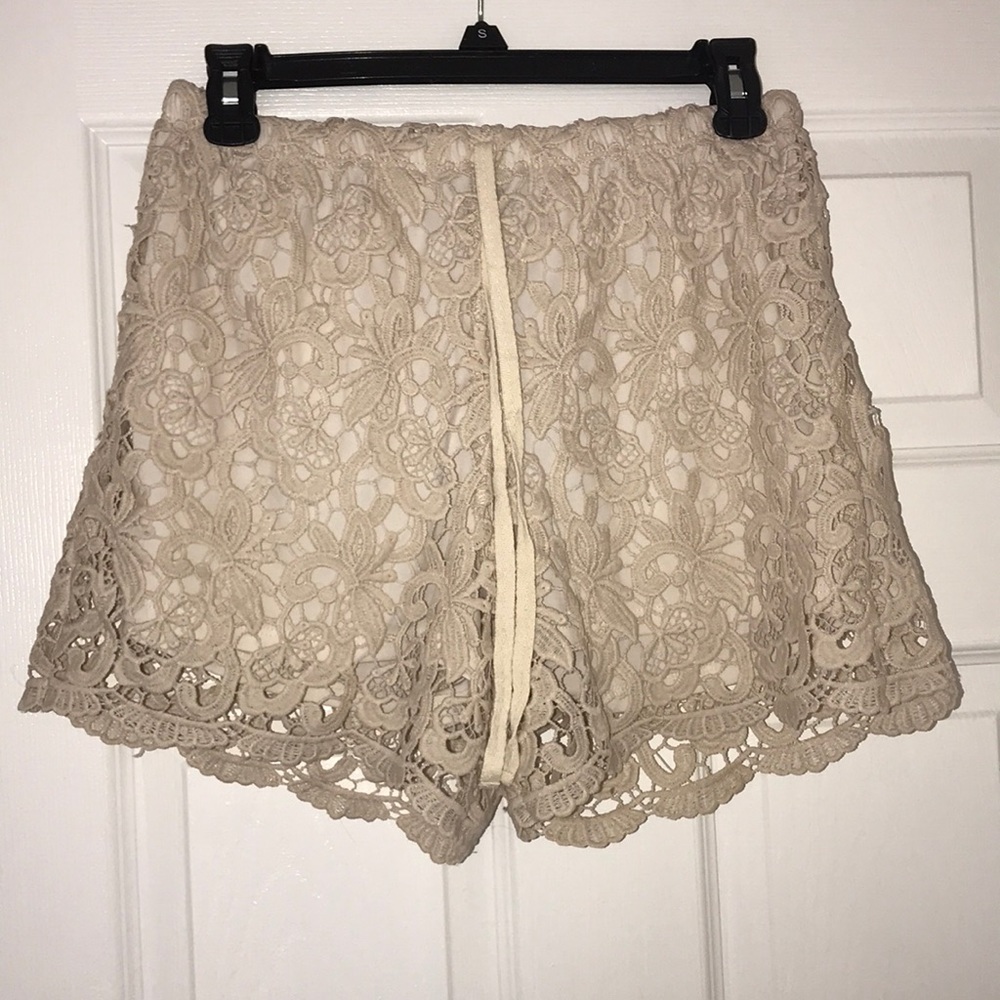 Lace shorts